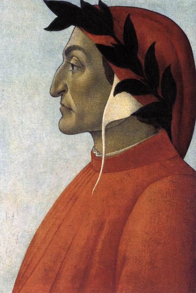 Porträt von Dante von Sandro Botticelli